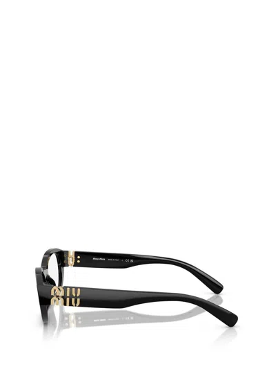 Miu Miu 0mu 03wv 16k1o1 Nero Glasses In Black