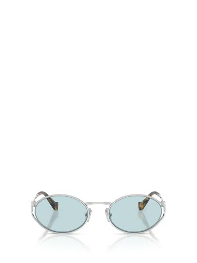 Miu Miu Woman Sunglass Mu 52ys In Blue