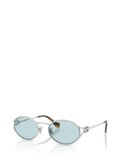 Miu Miu Woman Sunglass Mu 52ys In Blue