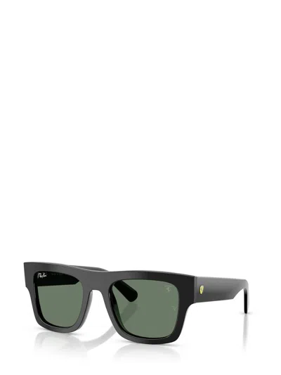 Ray Ban X Scuderia Ferrari Rb2217m Square Sunglasses In Black