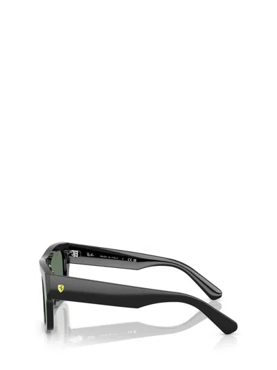 Ray Ban X Scuderia Ferrari Rb2217m Square Sunglasses In Black