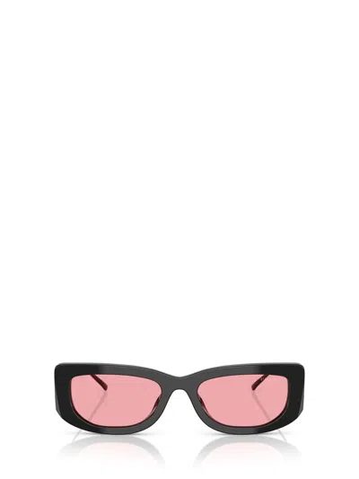 Prada Sunglasses With Triangle Logo In Black
