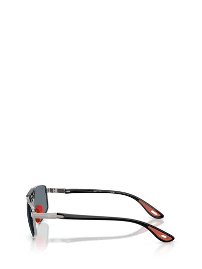 Ray Ban X Scuderia Ferrari Rb3776m Irregular Sunglasses In Gray