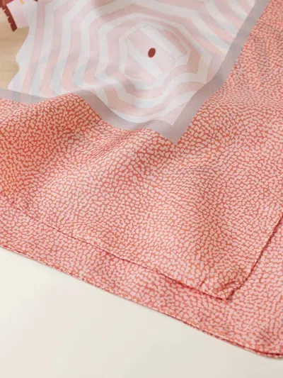 Borbonese Silk Scarf In Multi