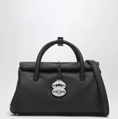 Zanellato Structured Leather Handbag With Dual Handles In Black