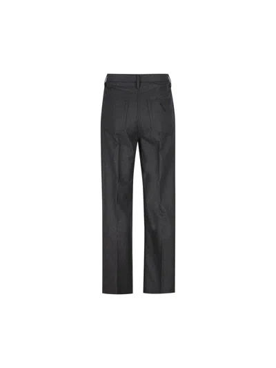 Prada Flannel Pants In Gray