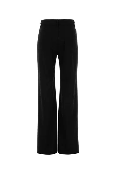 Balenciaga Flared Leg Jeans With Pockets And Loops In Black