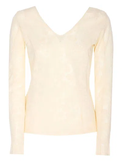 Pinko Sweaters Light And Natural In Neutral