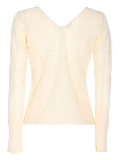 Pinko Sweaters Light And Natural In Neutral