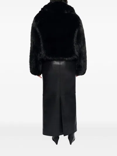 Stand Studio Faux-fur Jacket In Multi