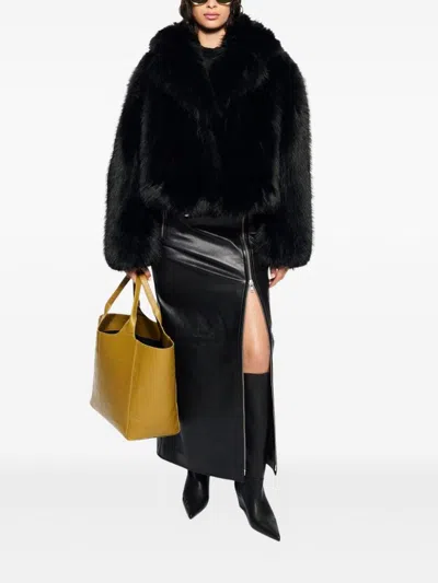 Stand Studio Faux-fur Jacket In Multi