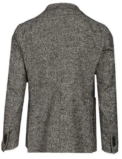 Tagliatore Montecarlo Micro Dis. Nero 56 Lana 27 Pol 17 Acr Jackets Black In Black