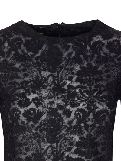 Pinko Sweaters Blacks And Greys In Black