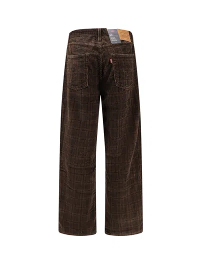 Levi's 578 Baggy Corduroy Trousers In Brown
