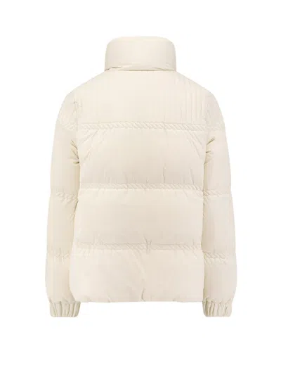 Moncler Anglin Nylon Down Jacket In White
