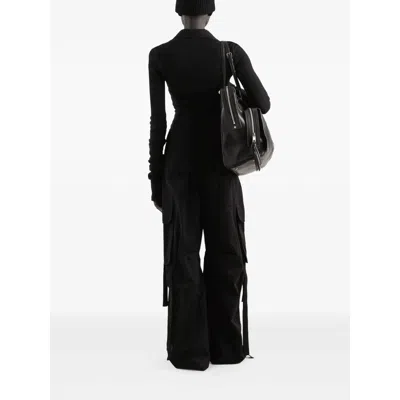 Dolce & Gabbana Black Double-breasted Wool Cloth Jacket In Black