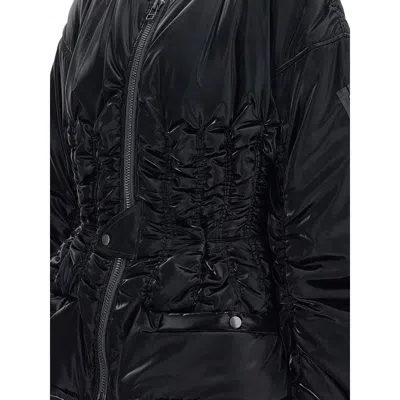 Junya Watanabe High-shine Bomber Jacket Front Pockets In Black