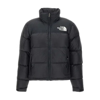 The North Face Lightweight Puffer Jacket With High Collar In Blue
