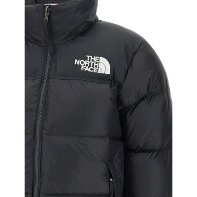 The North Face Lightweight Puffer Jacket With High Collar In Blue