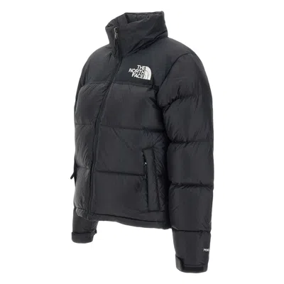 The North Face Lightweight Puffer Jacket With High Collar In Blue