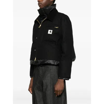 Sacai X Carhartt Outerwears In Black