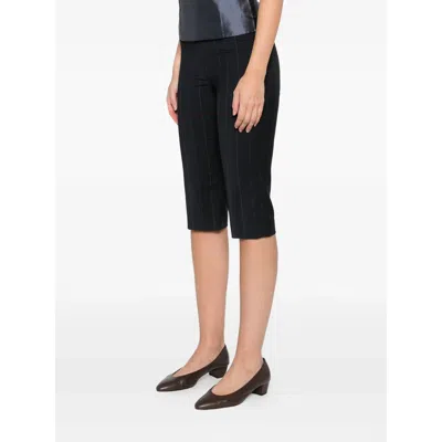Paloma Wool Striped Detail Casual Pants In Black