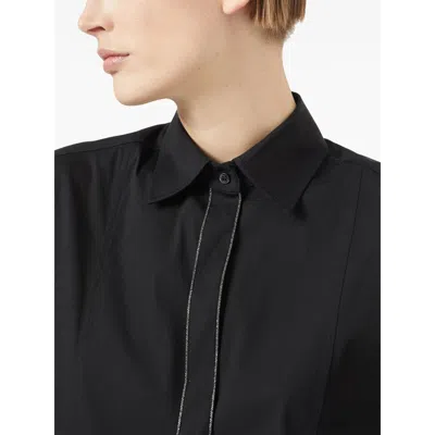 Brunello Cucinelli Women Cotton Blend Shirt In Black
