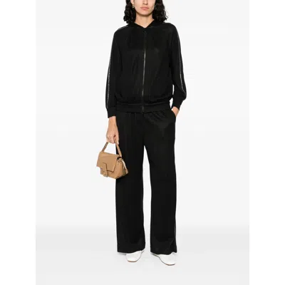 Brunello Cucinelli Black Sweatshirts In Black