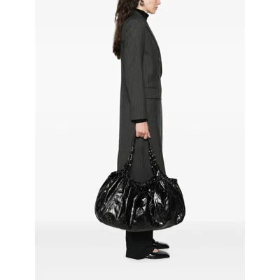 Stella Maxwell For Marella Black Tote Bags