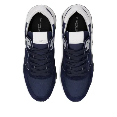 Philippe Model Blue Sneakers In Multi