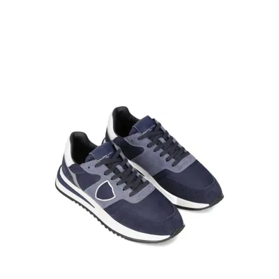 Philippe Model Blue Sneakers In Multi