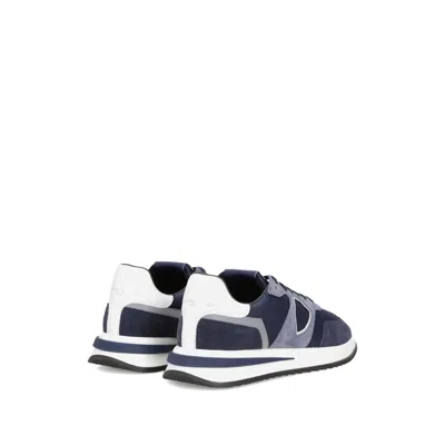 Philippe Model Blue Sneakers In Multi