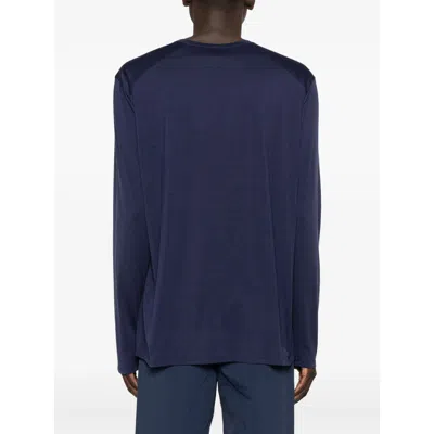 Veilance Long Sleeve T-shirt In Blue