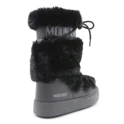 Moon Boot Boots Blacks And Greys In Black