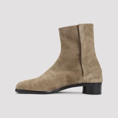 Maison Margiela Split-toe Ankle Boots In Premium Calf Leather In Brown