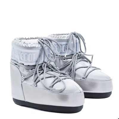 Moon Boot Boots Light And Natural In Silver