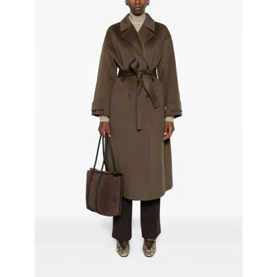 The Dynamis Studio Brown Coats In Brown
