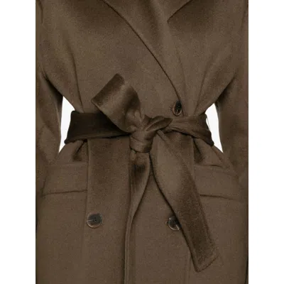 The Dynamis Studio Brown Coats In Brown