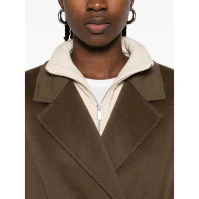 The Dynamis Studio Brown Coats In Brown