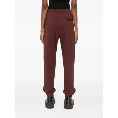Y-3 Drawstring-waist Pants In Brown