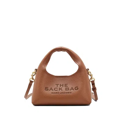 Marc Jacobs The Sack Micro Leather Top-handle Tote Bag In Brown