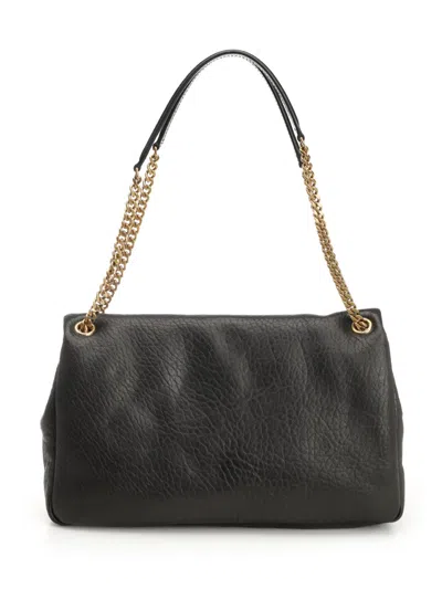 Saint Laurent Calypso Shoulder Bags Black In Black