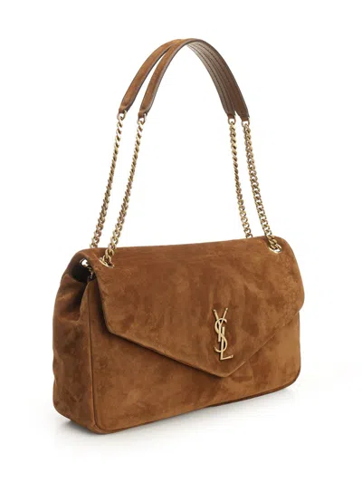 Saint Laurent Calypso Shoulder Bags Brown