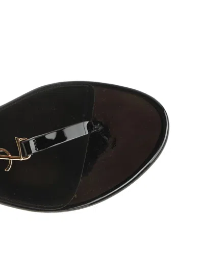 Saint Laurent Cassandra Sandals In Black