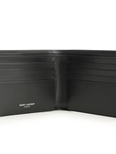 Saint Laurent Wallets Blacks And Greys In Black