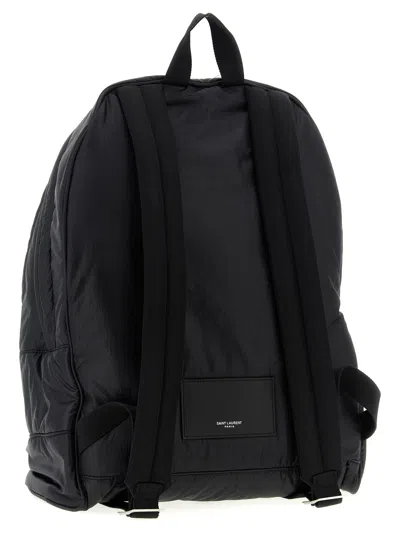 Saint Laurent Urban Style Backpack Featuring Multiple Elements