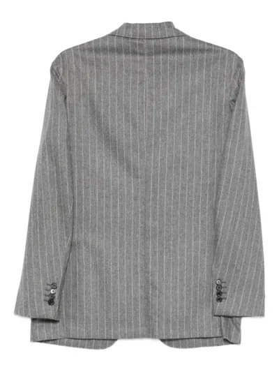 Sartorio Napoli Composé Jacket And Trousers Suit In Gray