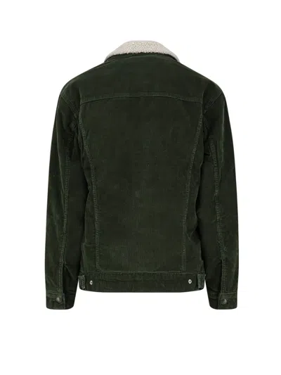 Levi's Corduroy & Faux Shearling Depot Jacket In Green