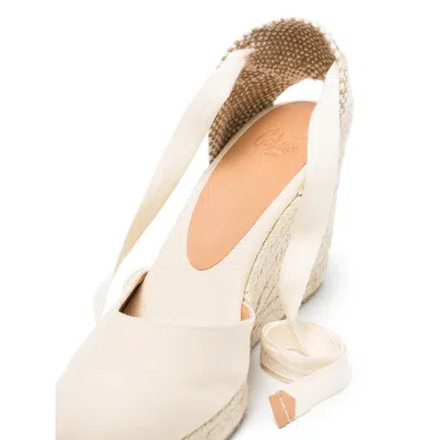 Castaã±er Cotton Boots In Neutral