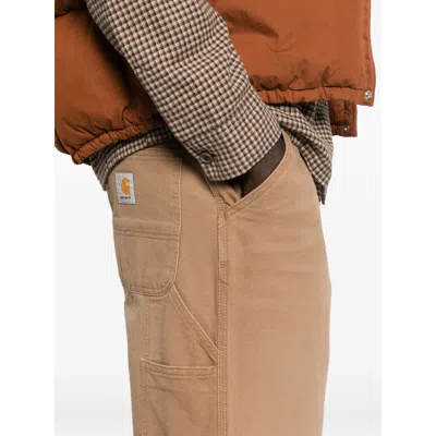 Carhartt Tool-pockets Trousers In Brown